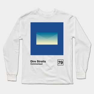 Communique / Minimalist Graphic Design Artwork Long Sleeve T-Shirt